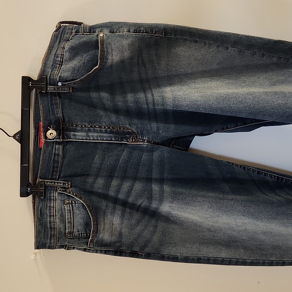 Guess~ Sammy Super Stretch Blue Jeans 38X30 - Picture 4 of 11